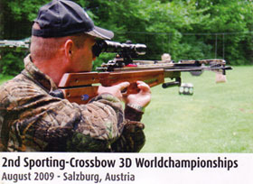 Zweite 3D Weltmeisterschaft Sportarmbrust