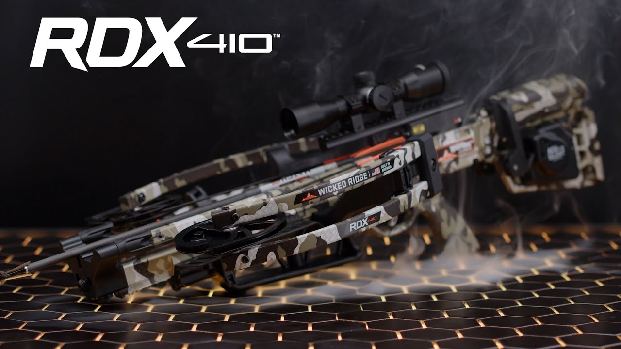 NEW Wicked Ridge RDX 410 Crossbow: Shorter. Faster. Silent Cocking. | TenPoint Crossbows