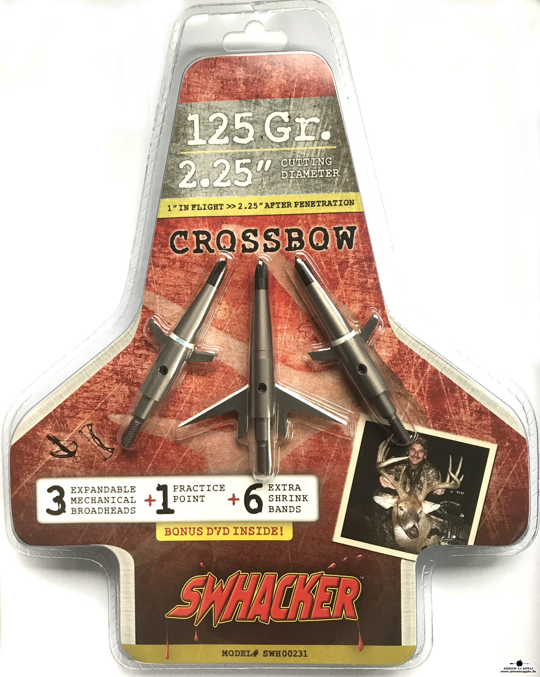 Jagdspitzen Swhacker 125grain Crossbow Broadheads